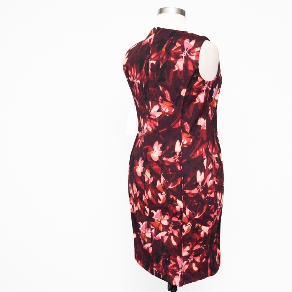 Calvin Klein Floral Print Pencil Dress - Picture 10 of 13